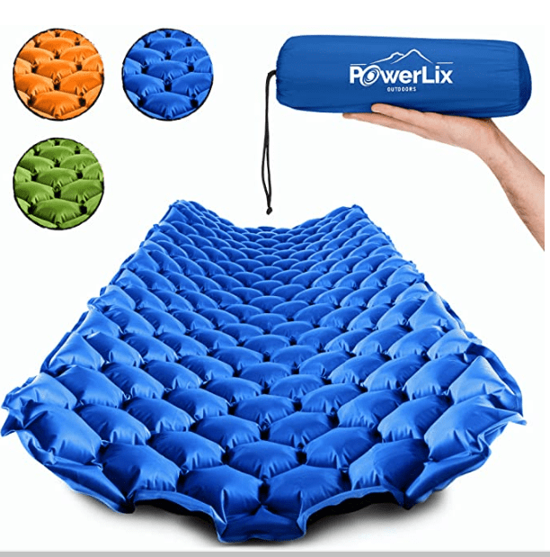 The Ultralight Inflatable Sleeping Mat for Camping by POWERLIX