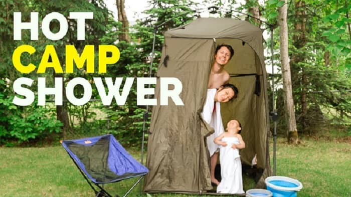 How to Shower while Camping